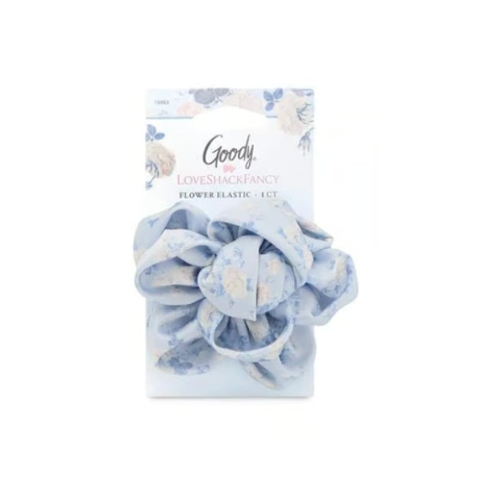 Goody x LoveShackFancy Flower Elastic Blue Floral